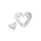 Nesting hearts made from Jerusalem Stone